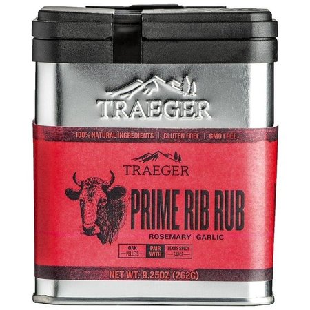 TRAEGER Prime Rib Rub, Garlic, Rosemary Flavor, 925 oz Tin SPC173